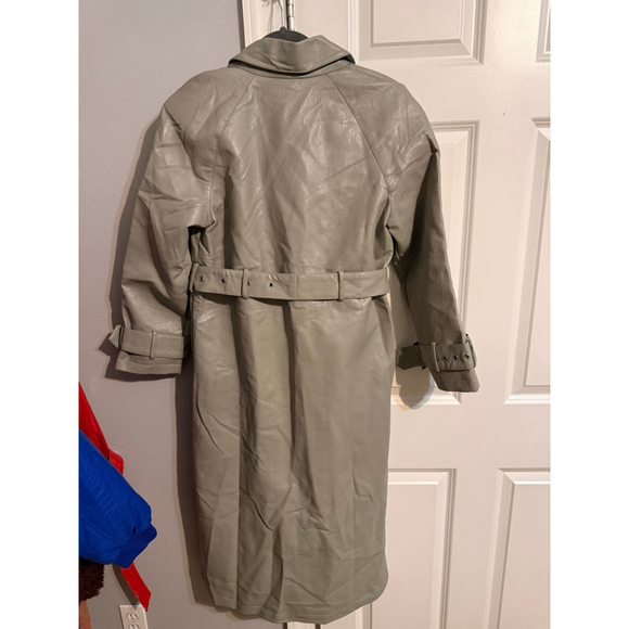 Women's ATOIR Grey The Cairo Trench Coat S - Picture 8 of 10